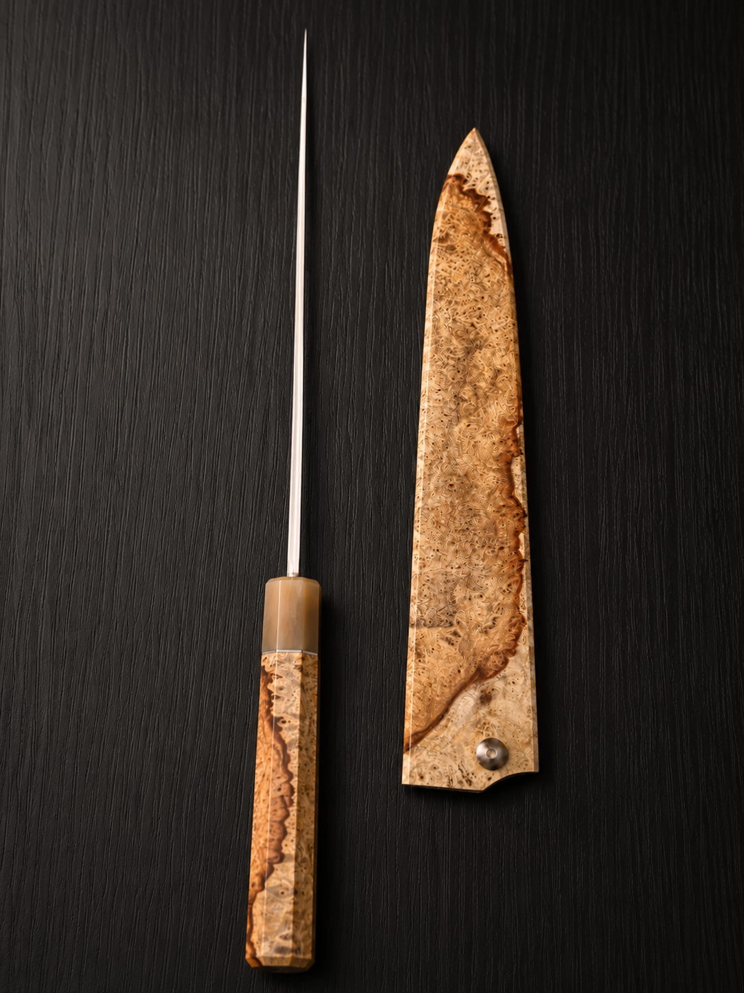 Kitchen Knives ID D2 Sujihiki 270mm Migaki