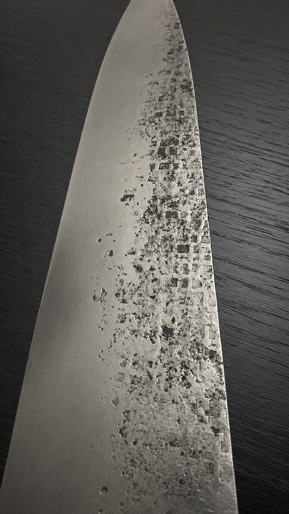 Kitchen Knives ID - Gyuto 210mm Nashiji Squared