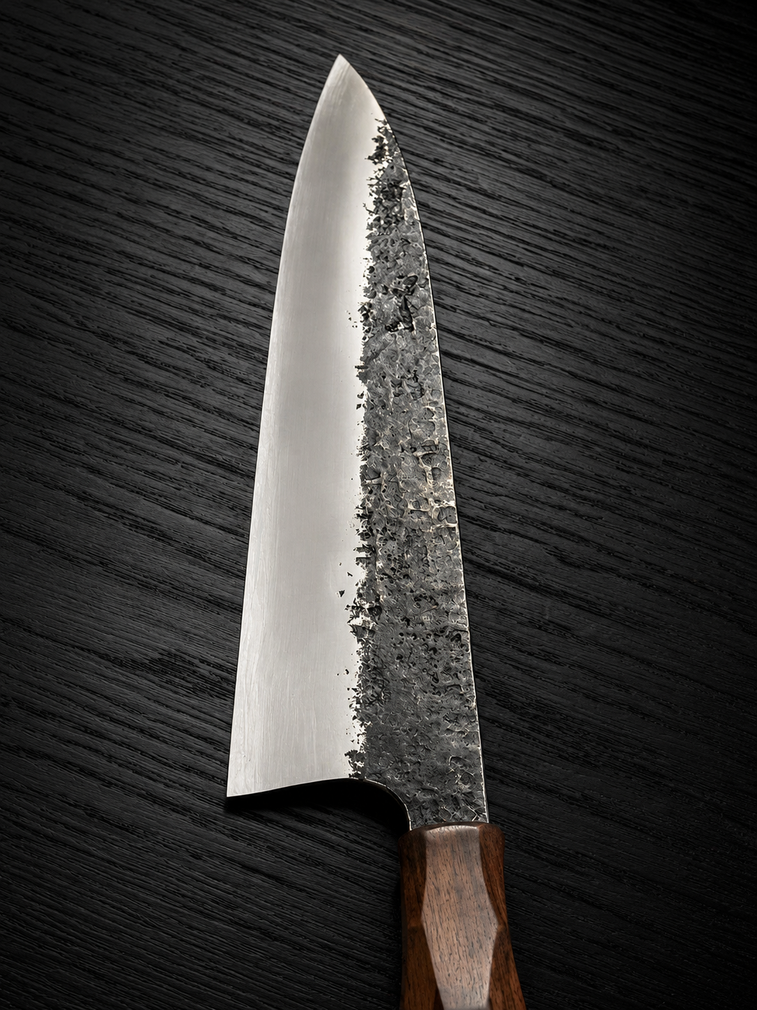 Kitchen Knives ID - Gyuto 210mm Kurouchi Squared