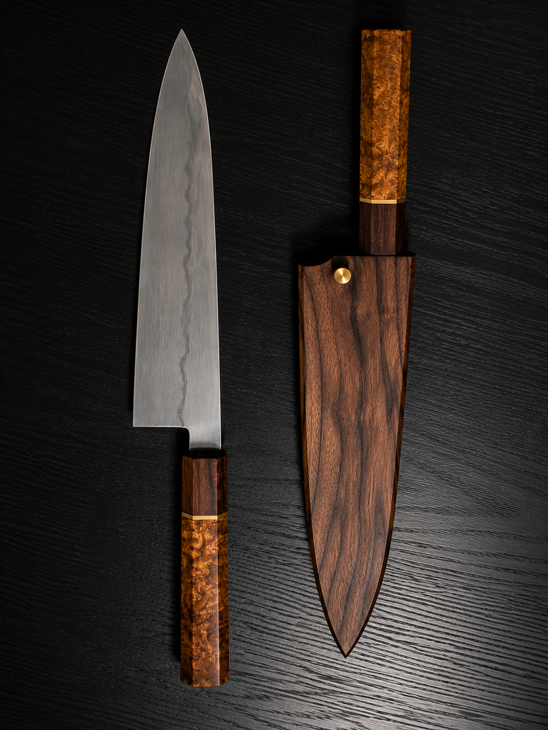 Kitchen Knives ID - Kanefusa Gyuto 210mm Honyaki