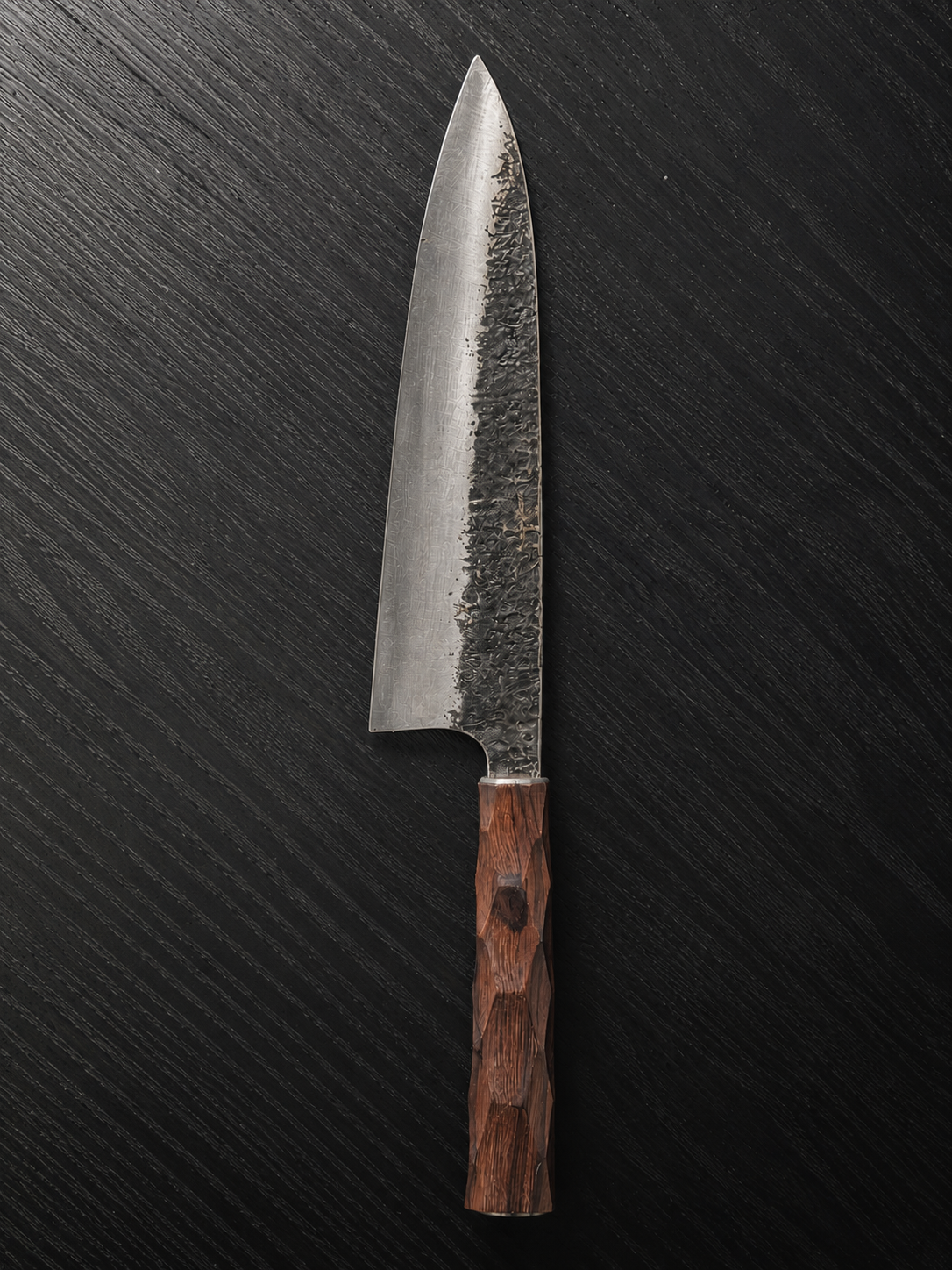 Kitchen Knives ID - Gyuto 210mm Kurouchi Squared